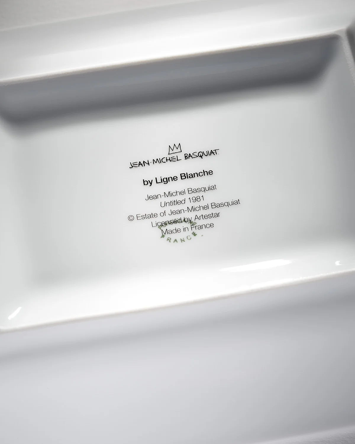 JEAN-MICHEL BASQUIAT PORCELAIN TRAY "AAA" - Image 2