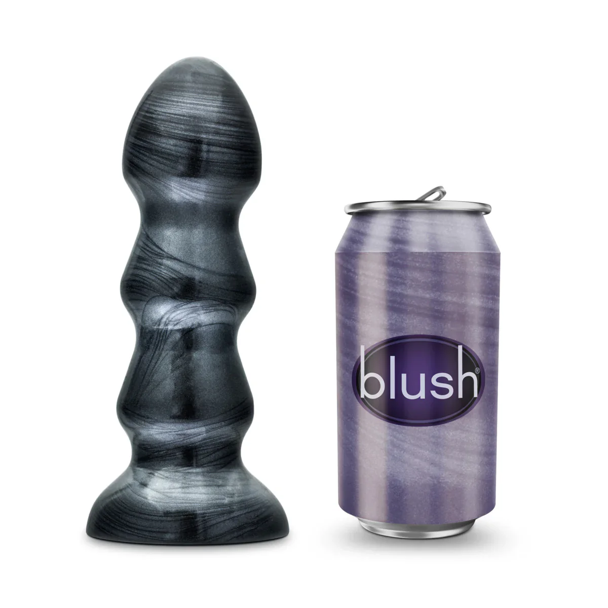 Jet Black Jack Carbon Metallic Black 7-Inch Anal Plug - Image 6