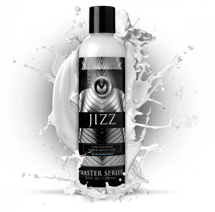Jizz Water Based Cum Scented Lube - 8.5 oz - Image 2