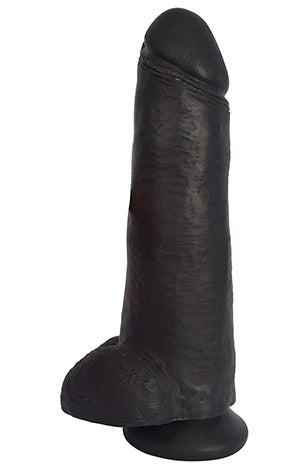 JOCK 12 Inch Dildo with Balls - Black - Image 3