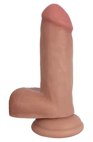 JOCK 6 Inch Dildo with Balls - Light - Image 2