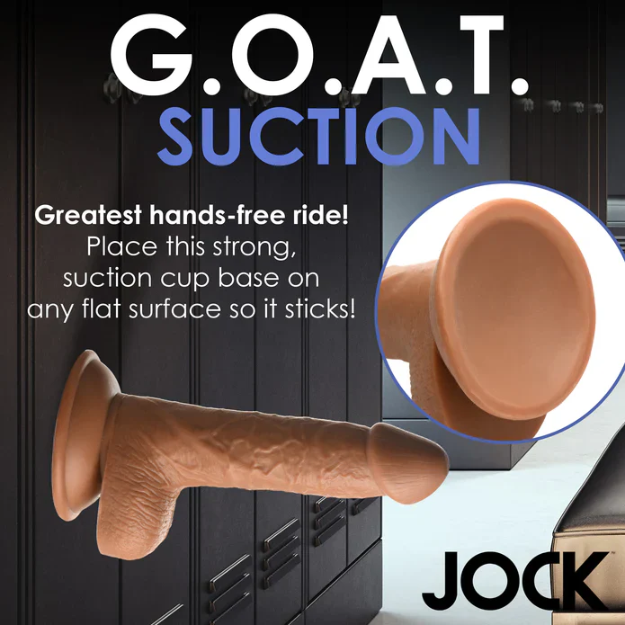 JOCK Baseball Brian 7" Dildo W/ Balls Medium - Image 7