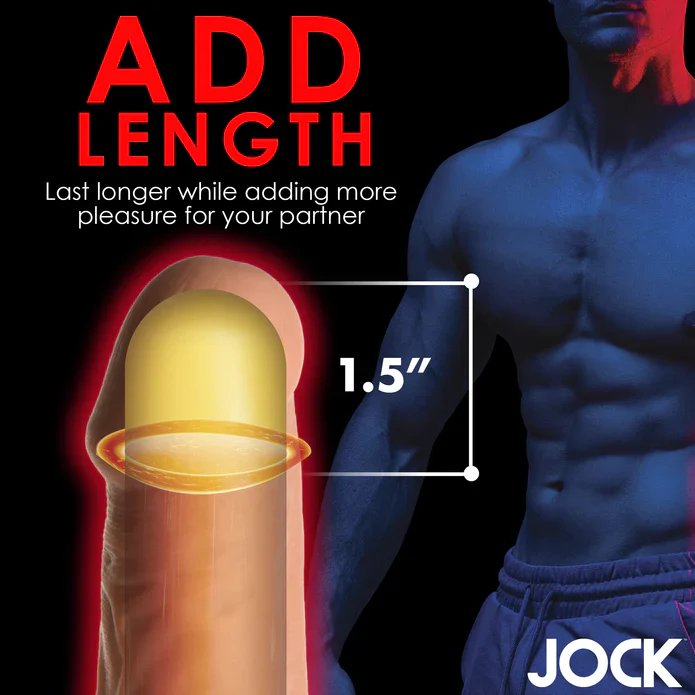 JOCK Extra Long Penis Extension Sleeve - Medium - Image 4