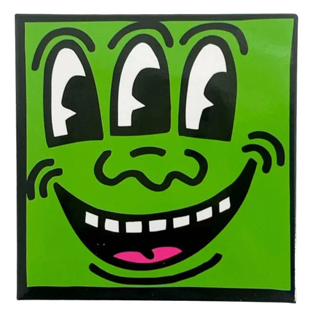 Keith Haring Pop Shop 3-Eyed Face Magnet - Image 2