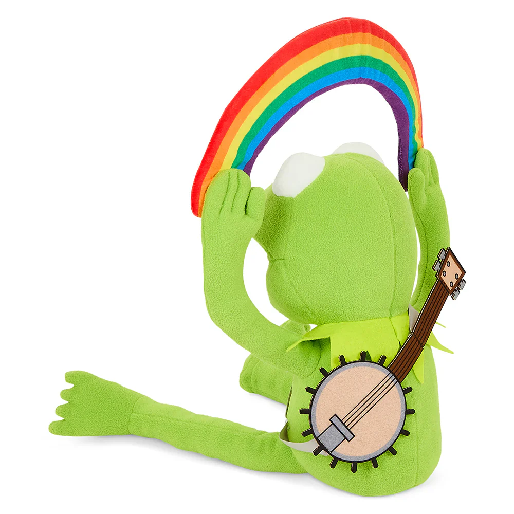 KIDROBOT THE MUPPETS RAINBOW CONNECTION KERMIT 13" COLLECTIBLE PLUSH - Image 4