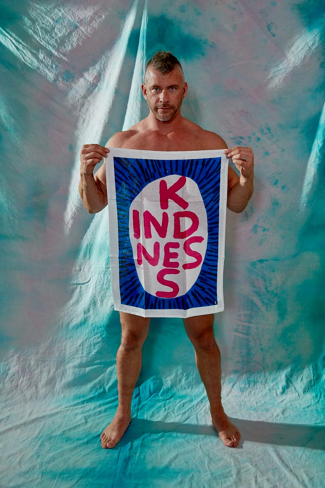 Kindness Tea Towel - Third Drawer Down X David Shrigley - Image 2