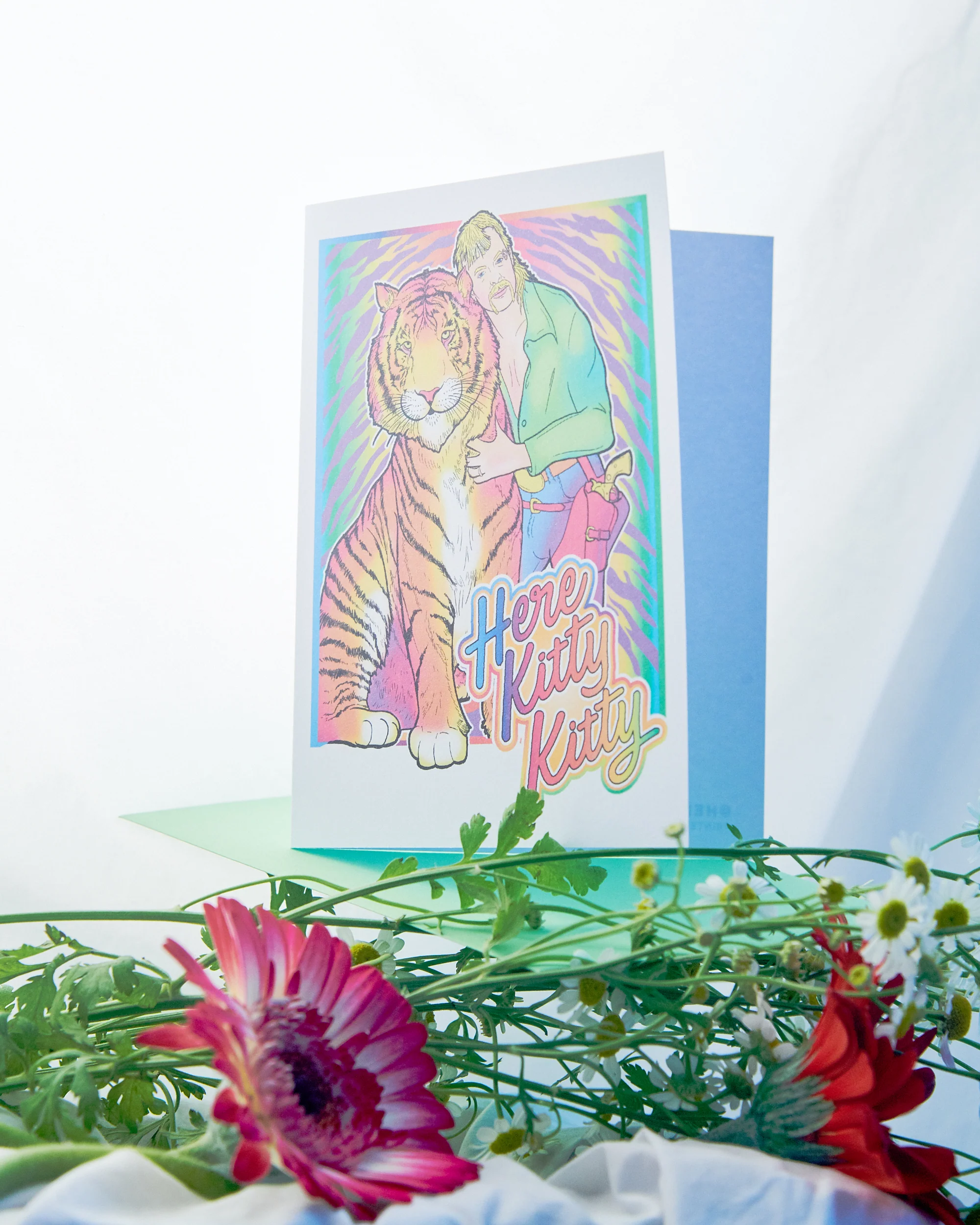 KING OF THE TIGERS GREETING CARD - Image 3