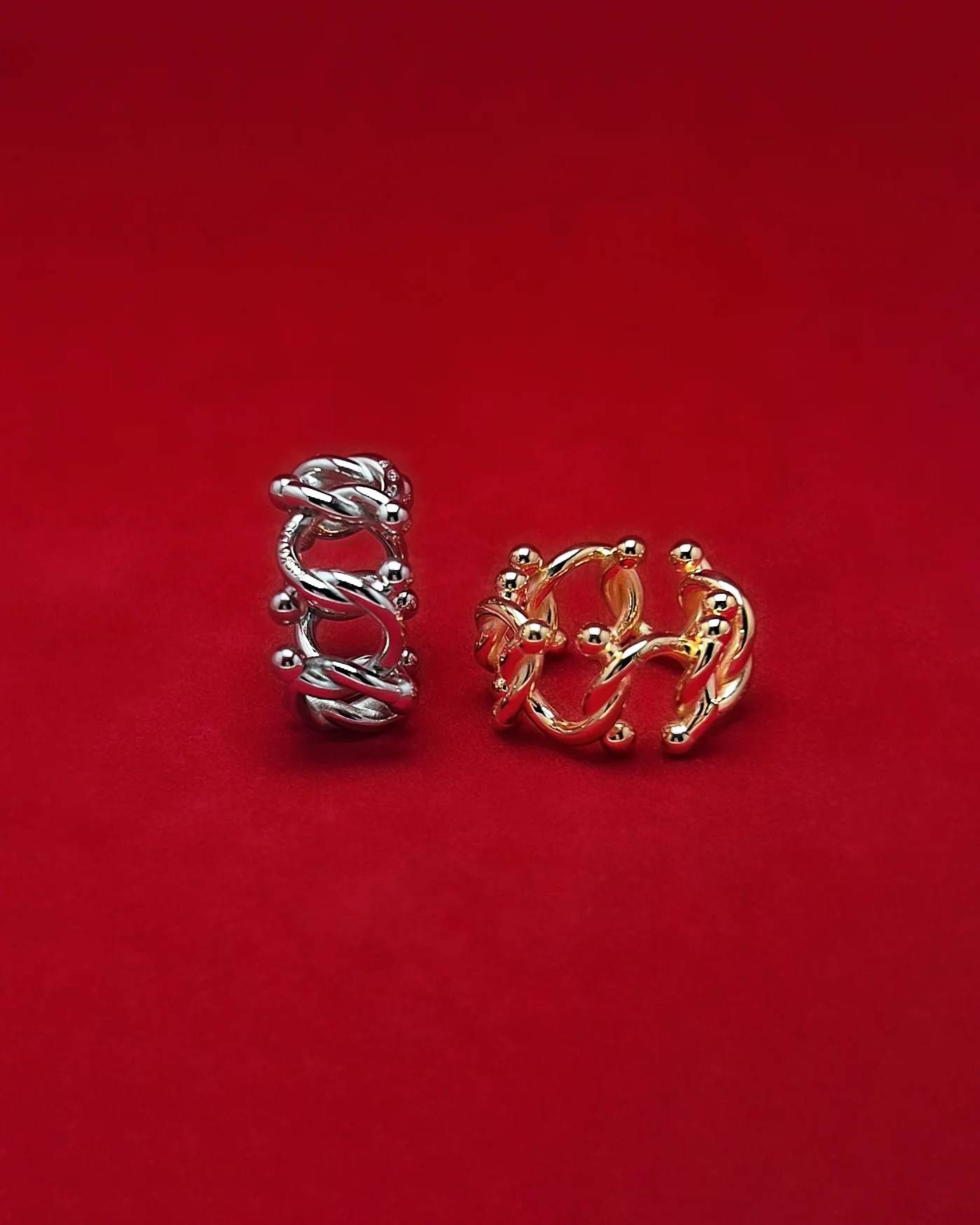 KISKA LAB CURB ALBERT GOLD RING - Image 5