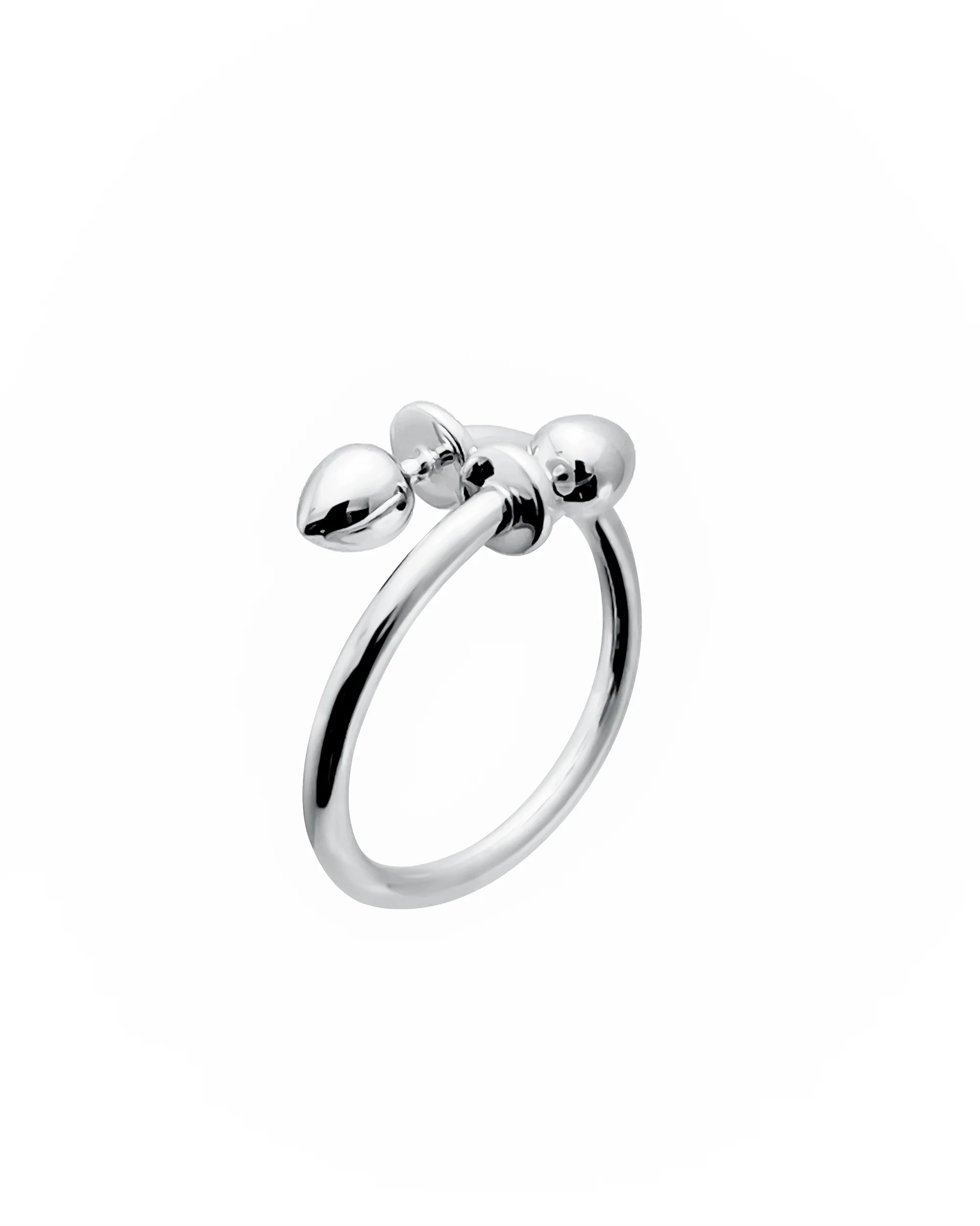 KISKA LAB MINI PLUG PLATINUM RING - Image 3