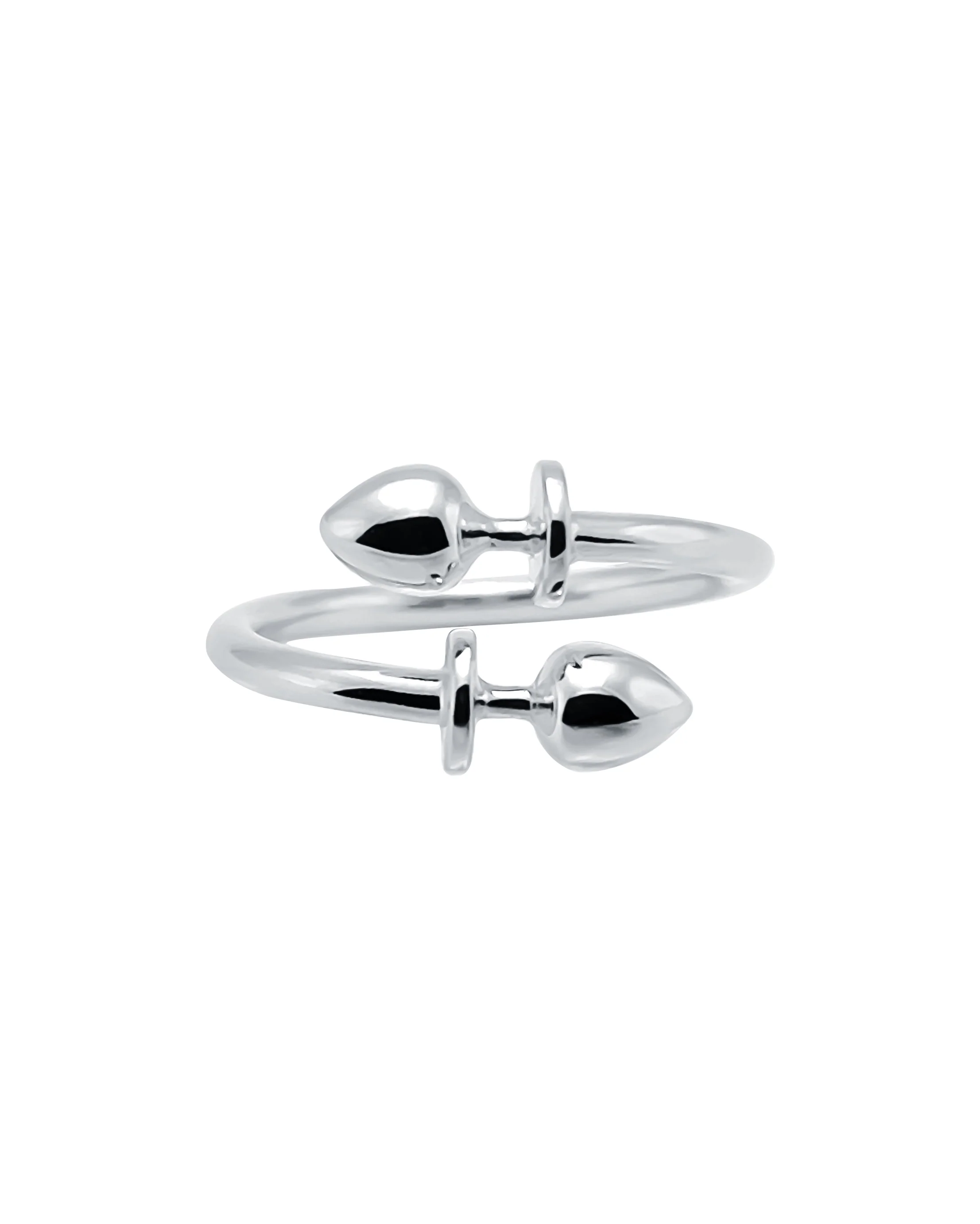 KISKA LAB MINI PLUG PLATINUM RING - Image 4