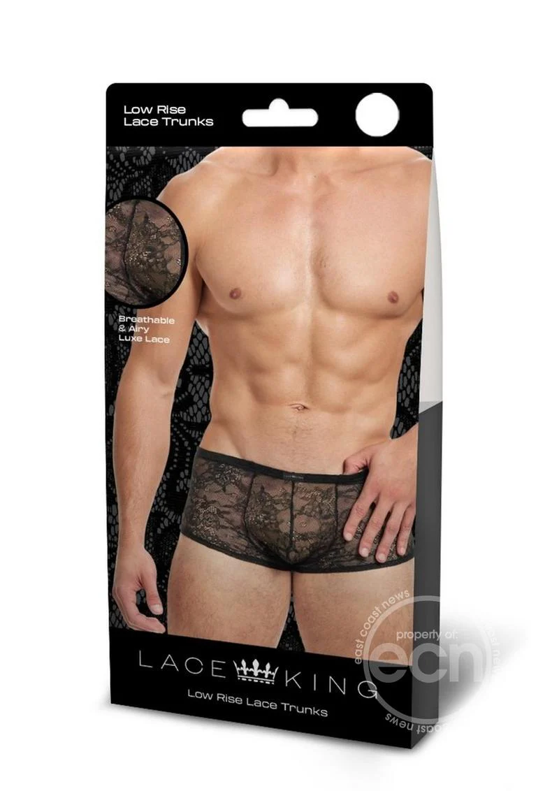 Lace King Lace Trunks Black - Image 2