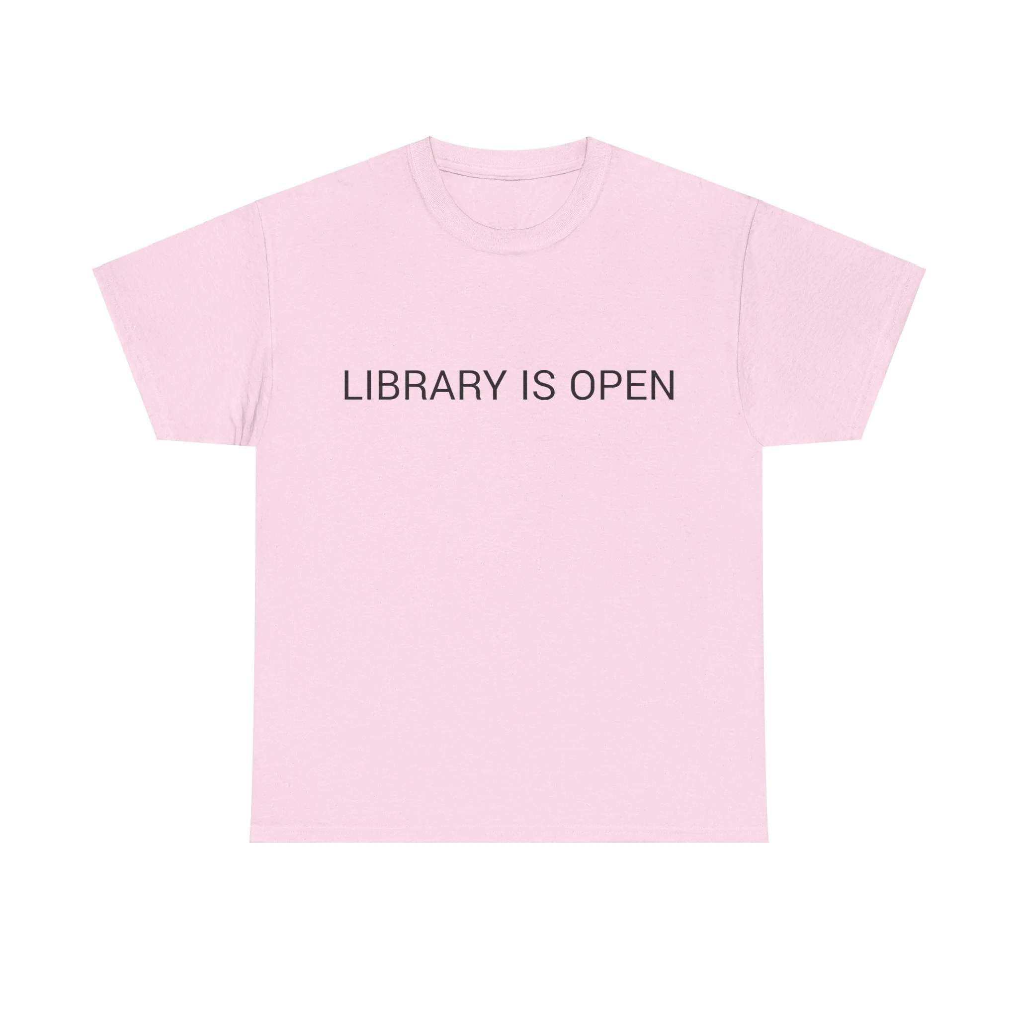 LIBRARY IS OPEN TEE BY CULTUREEDIT AVAILABLE IN 13 COLORS - Image 4