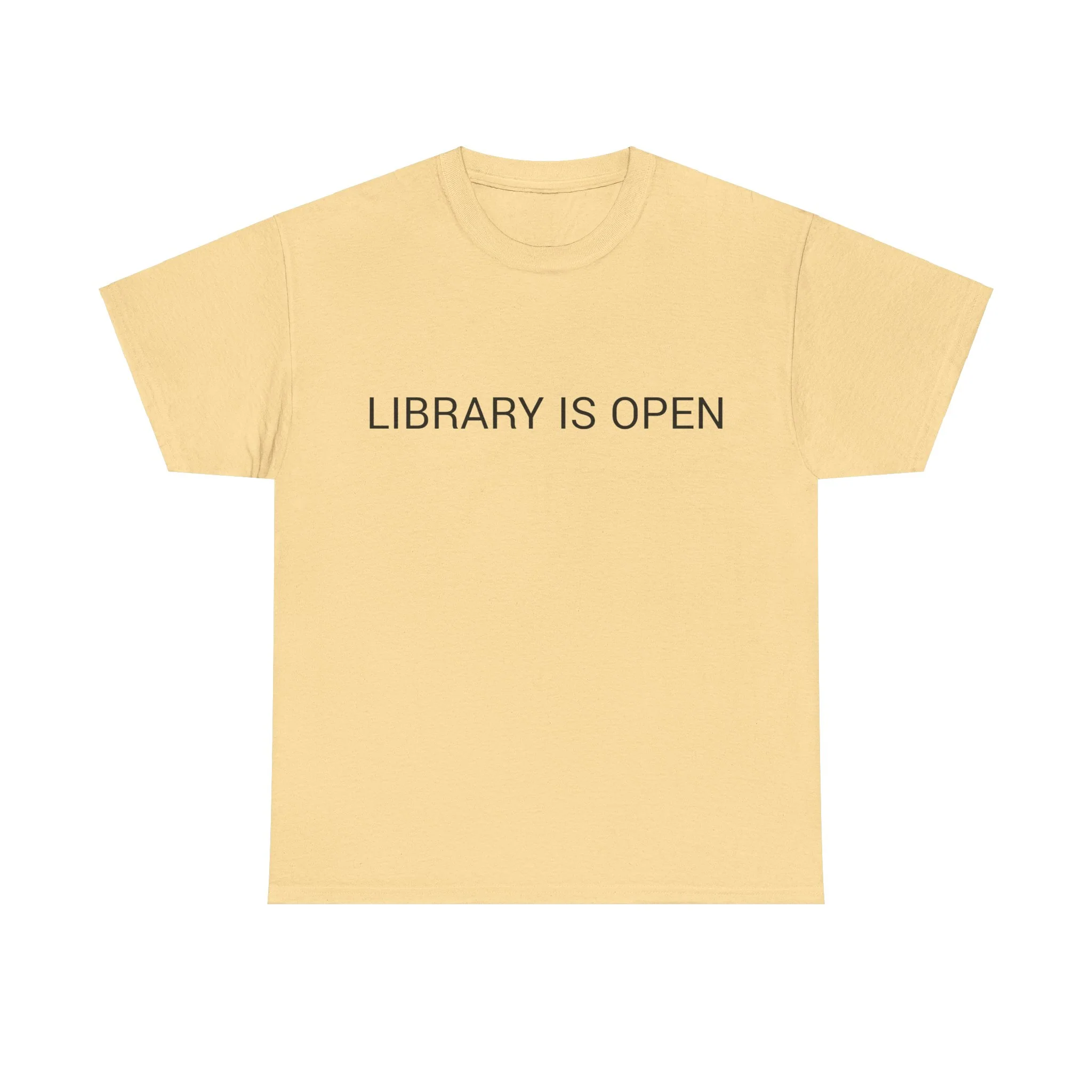 LIBRARY IS OPEN TEE BY CULTUREEDIT AVAILABLE IN 13 COLORS - Image 9
