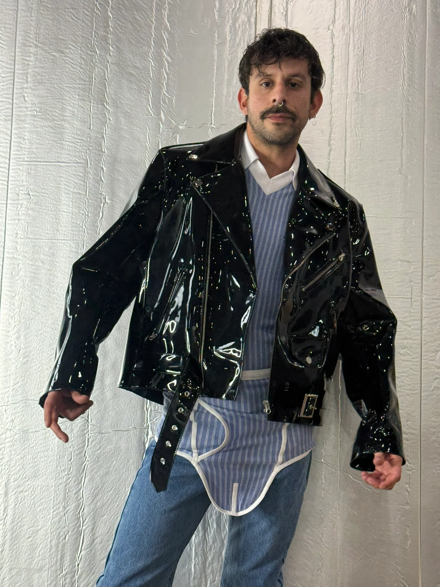 LOVERBOY BY CHARLES JEFFREY BIKER JACKET - Image 5