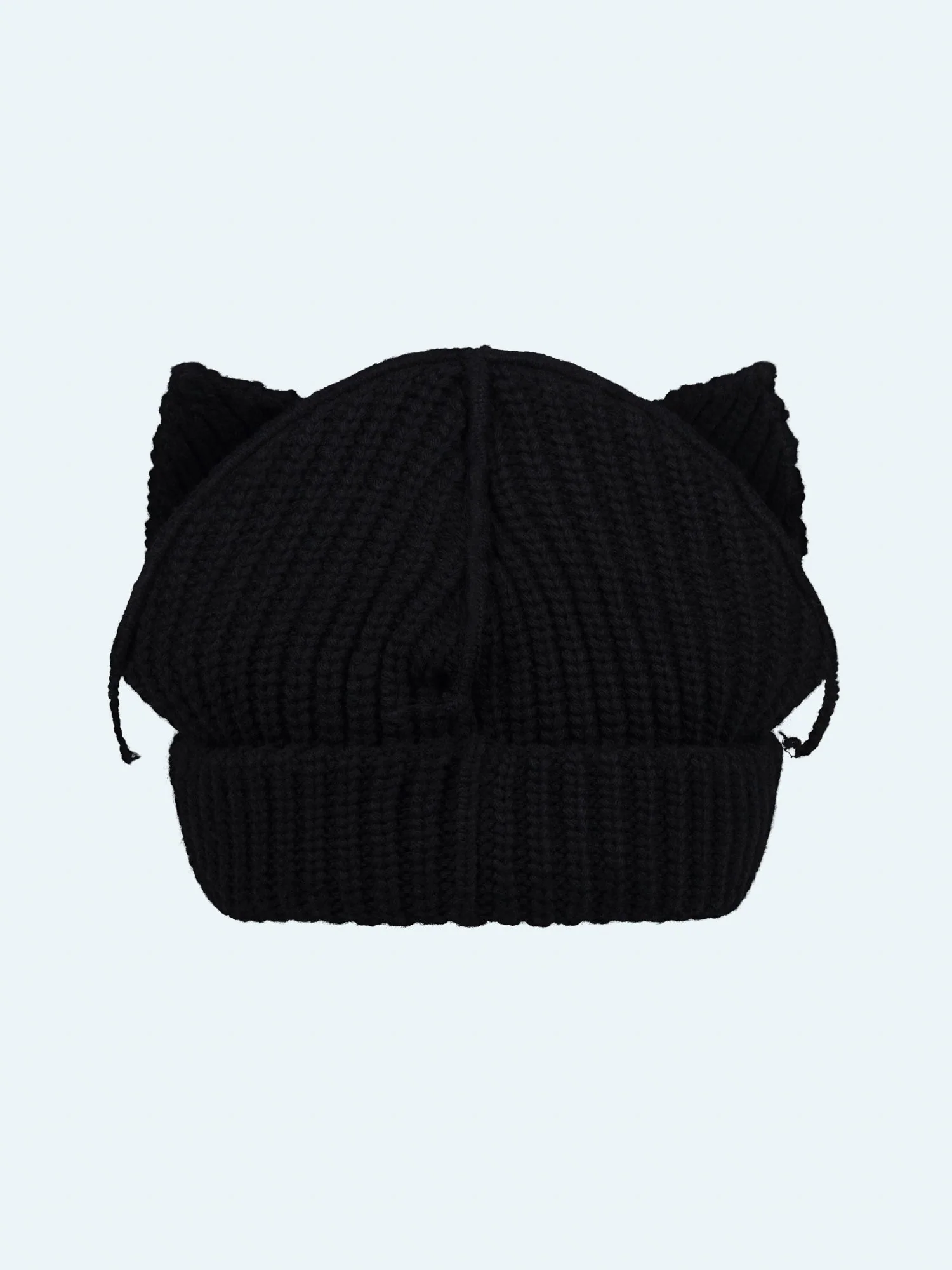 LOVERBOY BY CHARLES JEFFREY CHUNKY EARS BEANIE in BLACK - Image 4