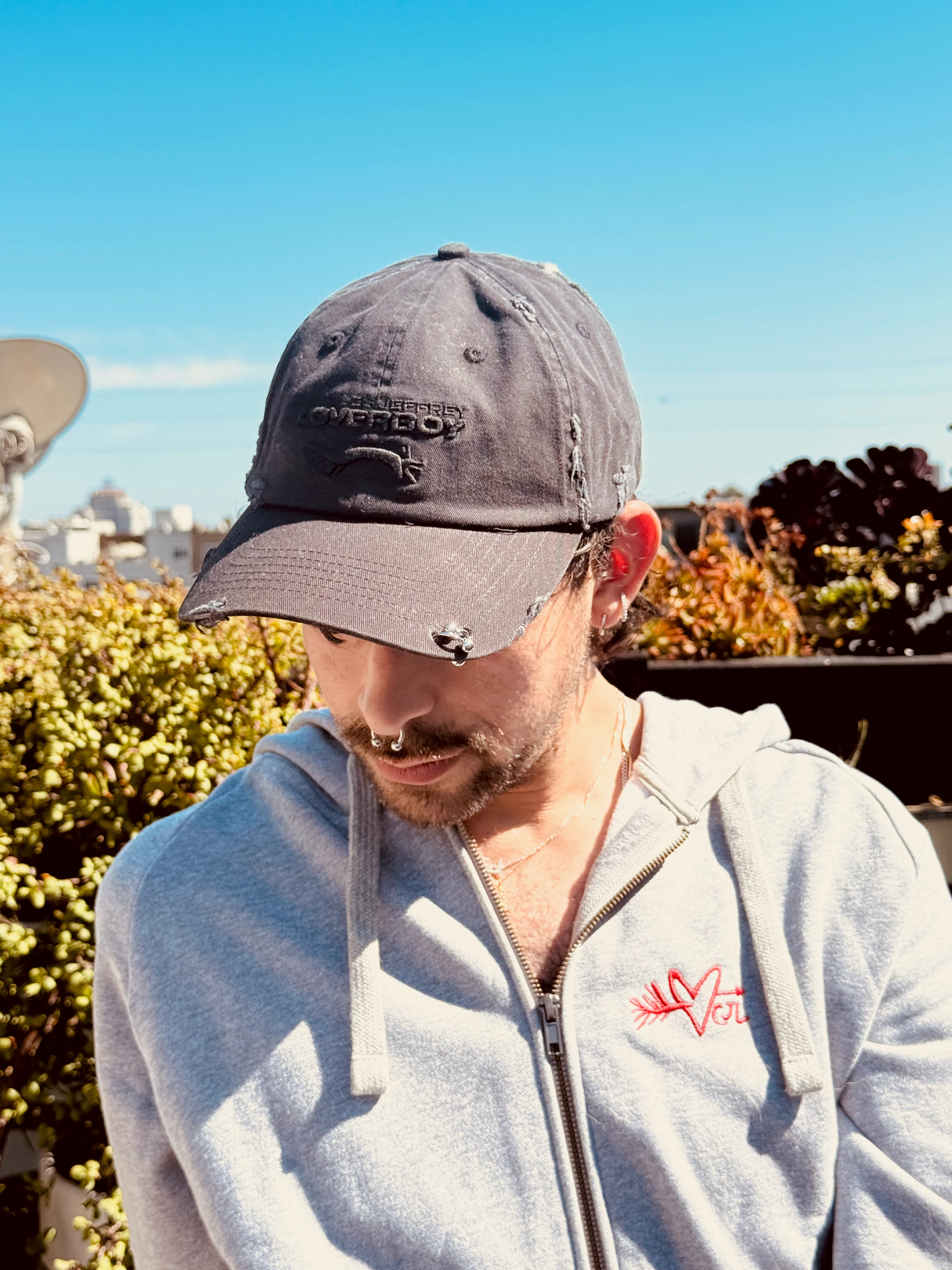 LOVERBOY BY CHARLES JEFFREY PIECED LOGO CAP - Image 3