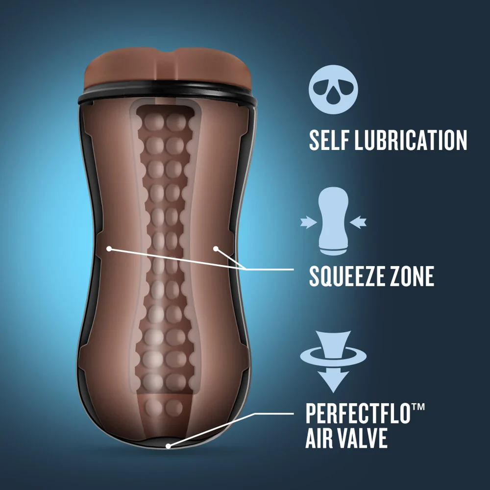 Loverboy The Mechanic Self Lubricating Realistic Brown Masturbator / Stroker - Image 4