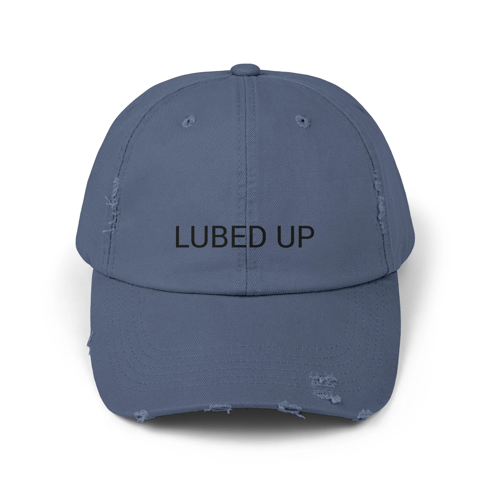 LUBED UP Distressed Cap in 6 colors - Image 6