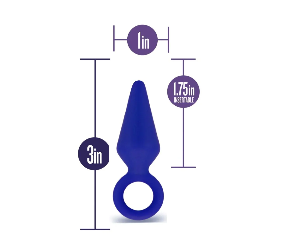 Luxe Candy Rimmer Indigo 3-Inch Anal Plug - Image 2