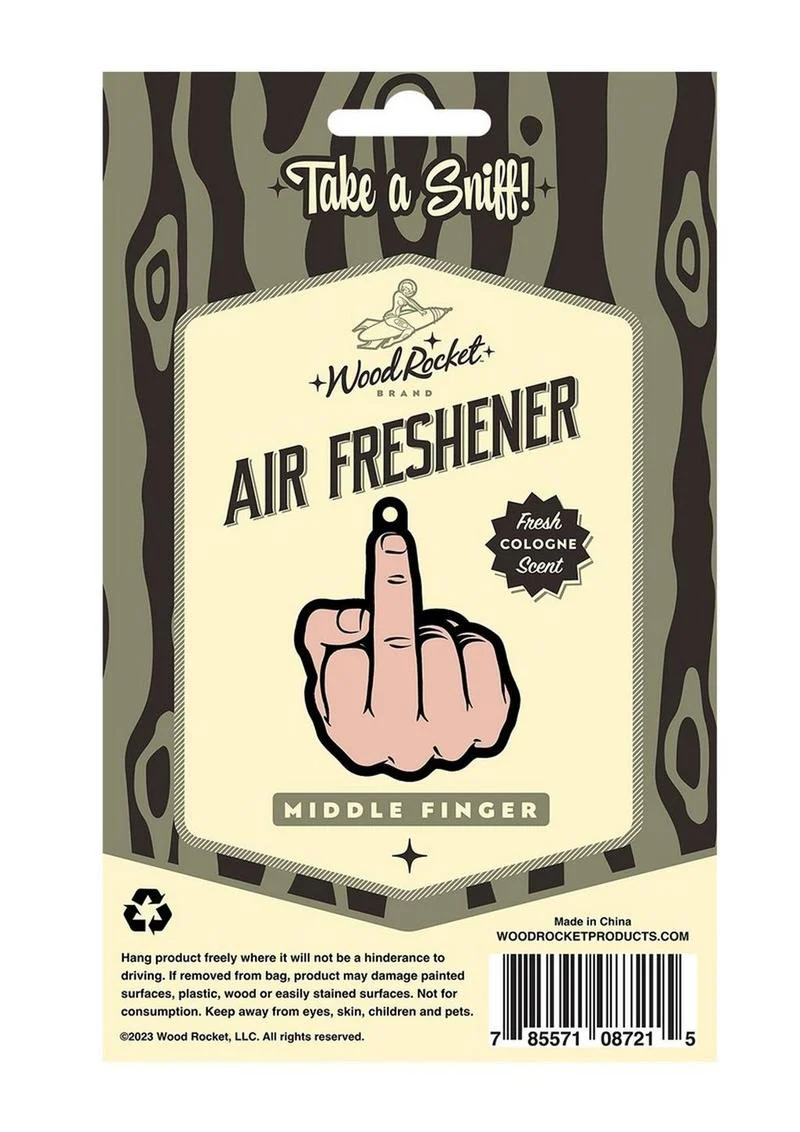 Middle Finger Air Freshener - Image 3