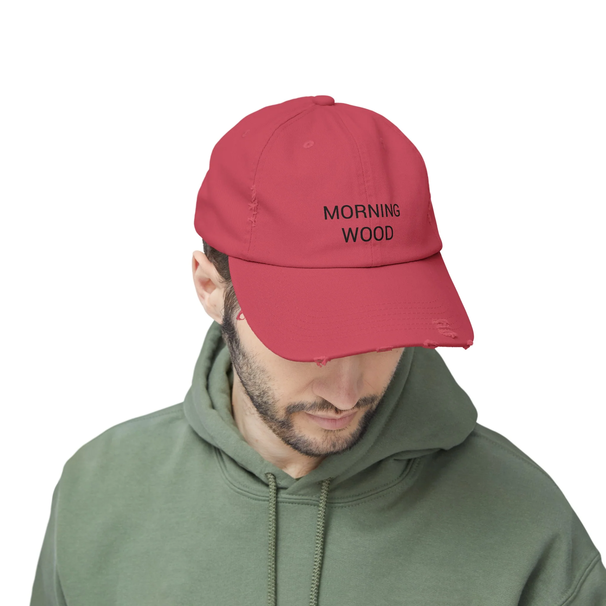 MORNING WOOD Distressed Cap in 6 colors - Image 20