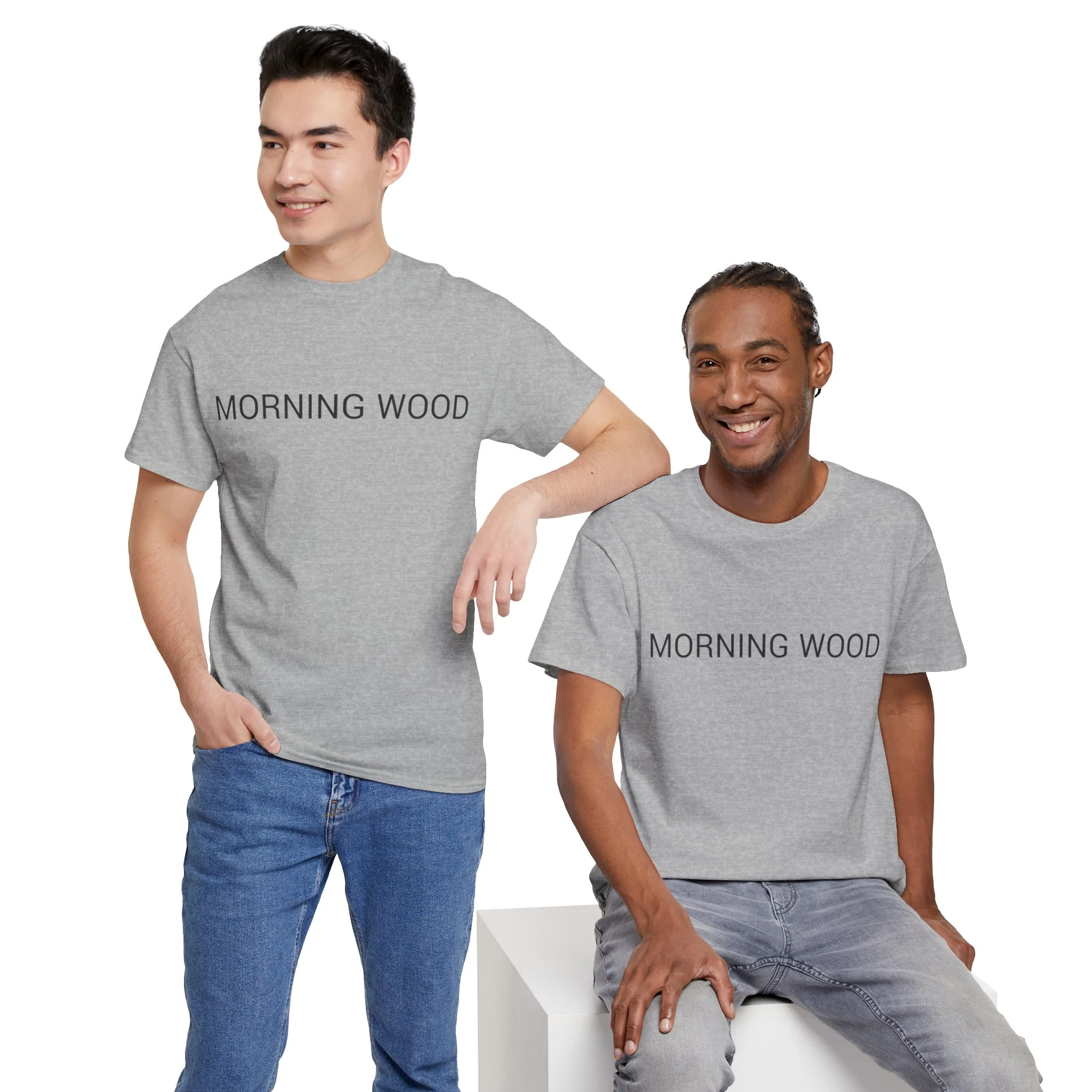 MORNING WOOD TEE BY CULTUREEDIT AVAILABLE IN 13 COLORS - Image 152