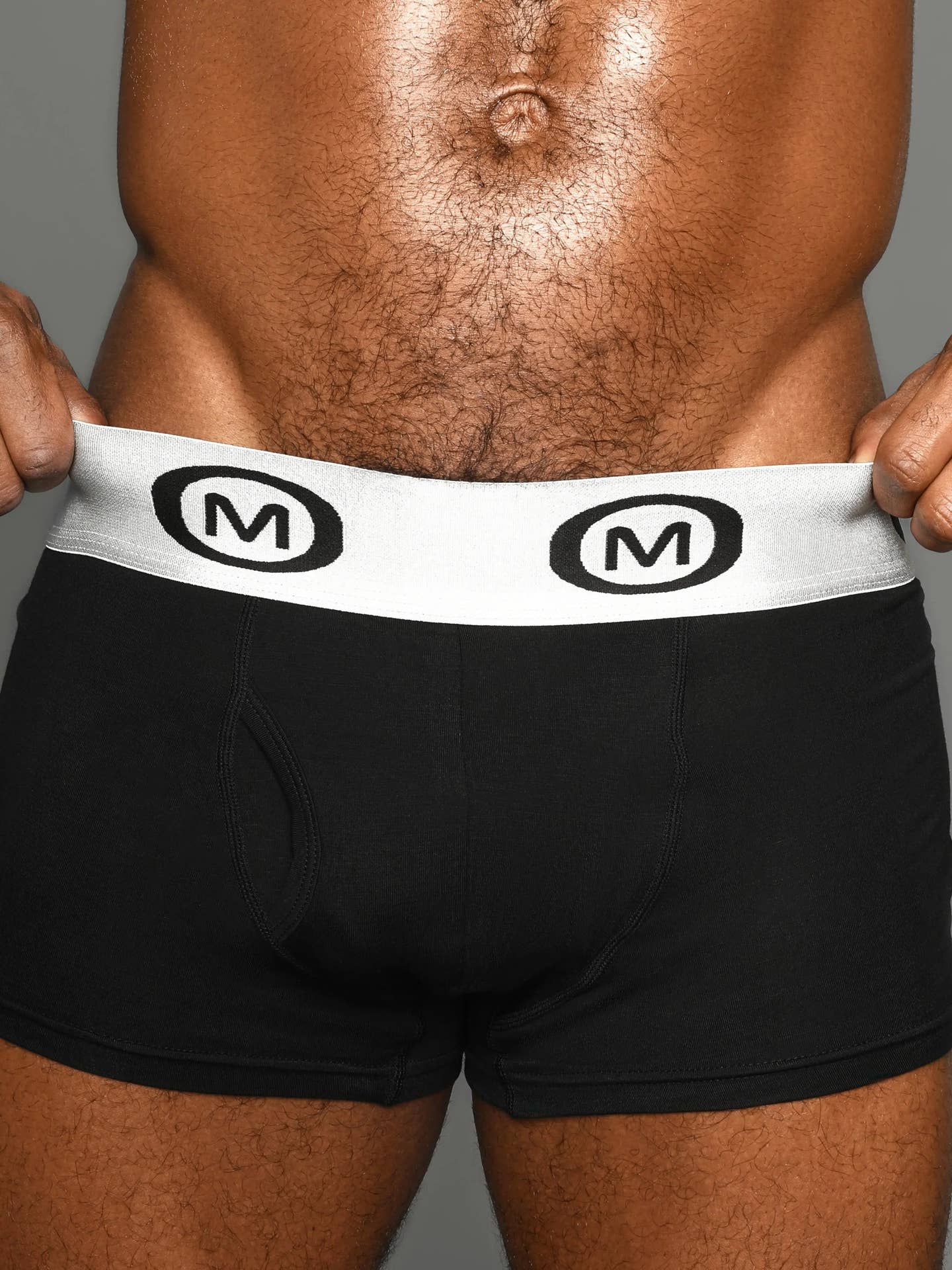 Mounderwear Modal Spandex Boxer Brief Black - Image 5