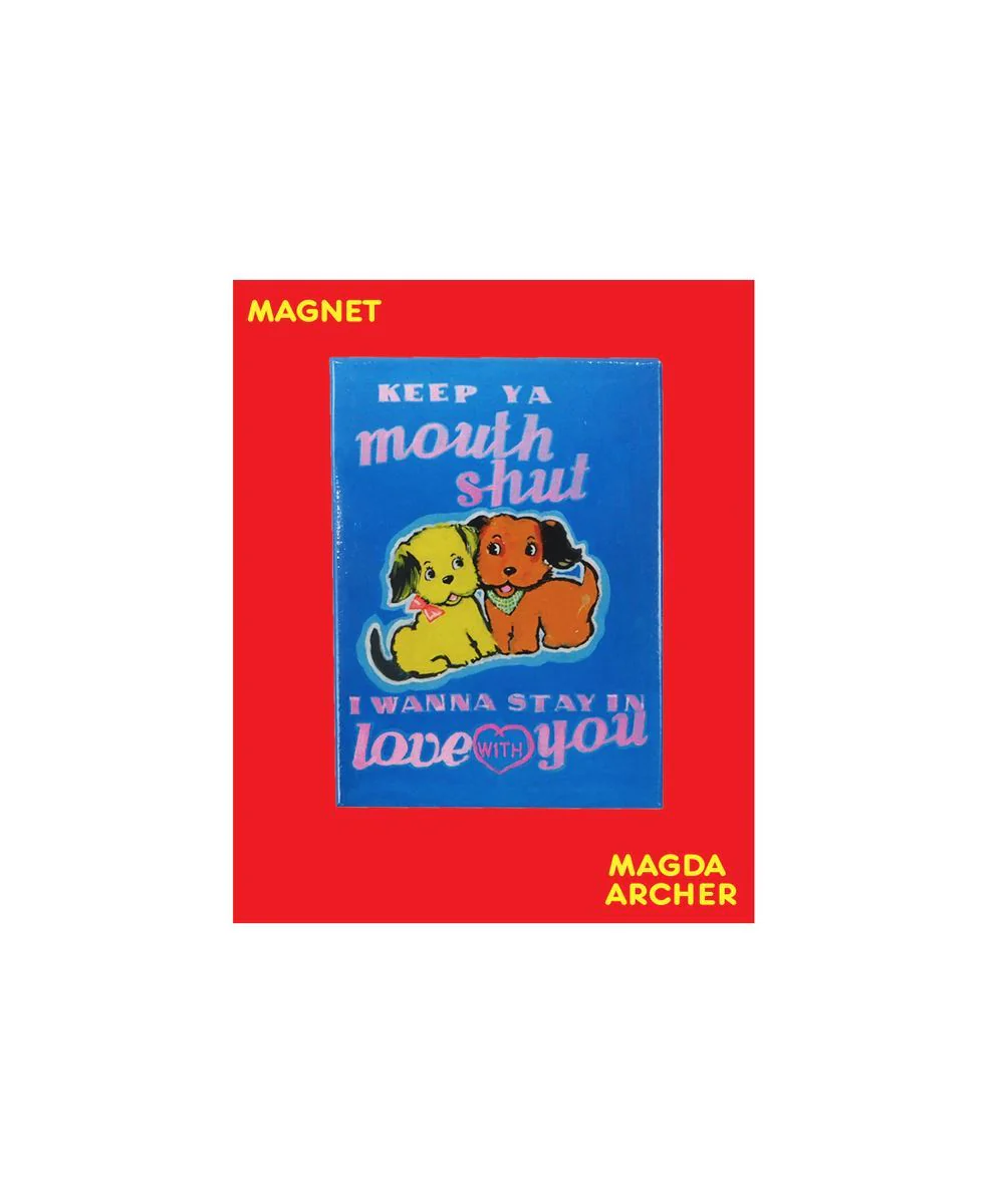 Mouth Shut Magnet by Magda Archer x Third Drawer Down - Image 3