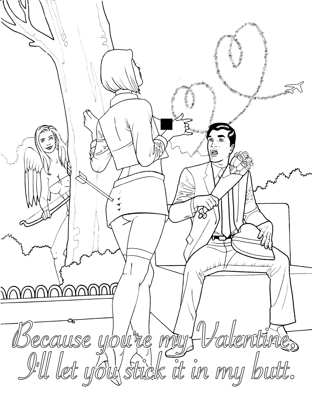 My Naughty Valentine Coloring Book - Image 3