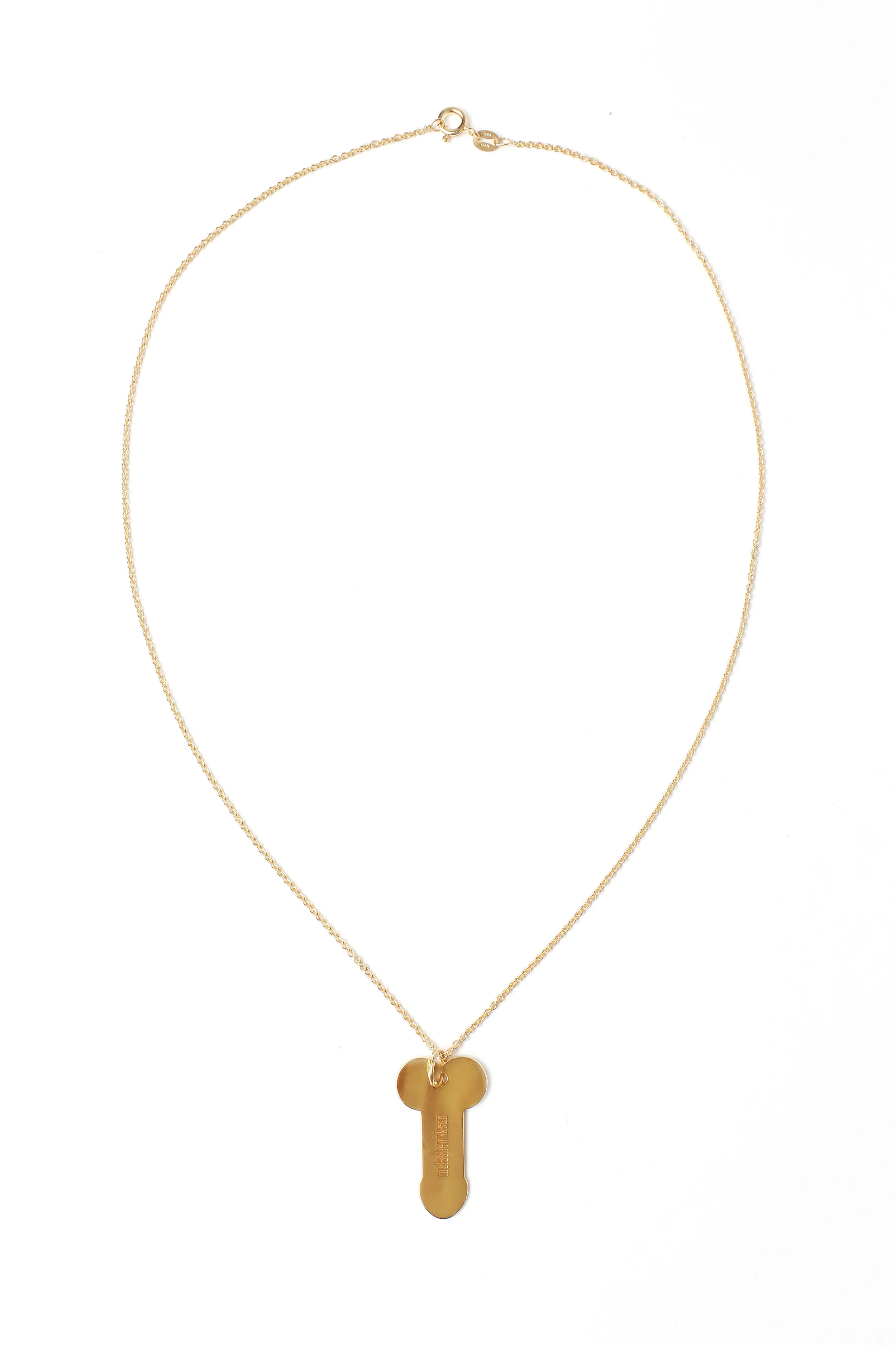 NICLAS HENRIKSEN THE D NECKLACE GOLD - Image 5