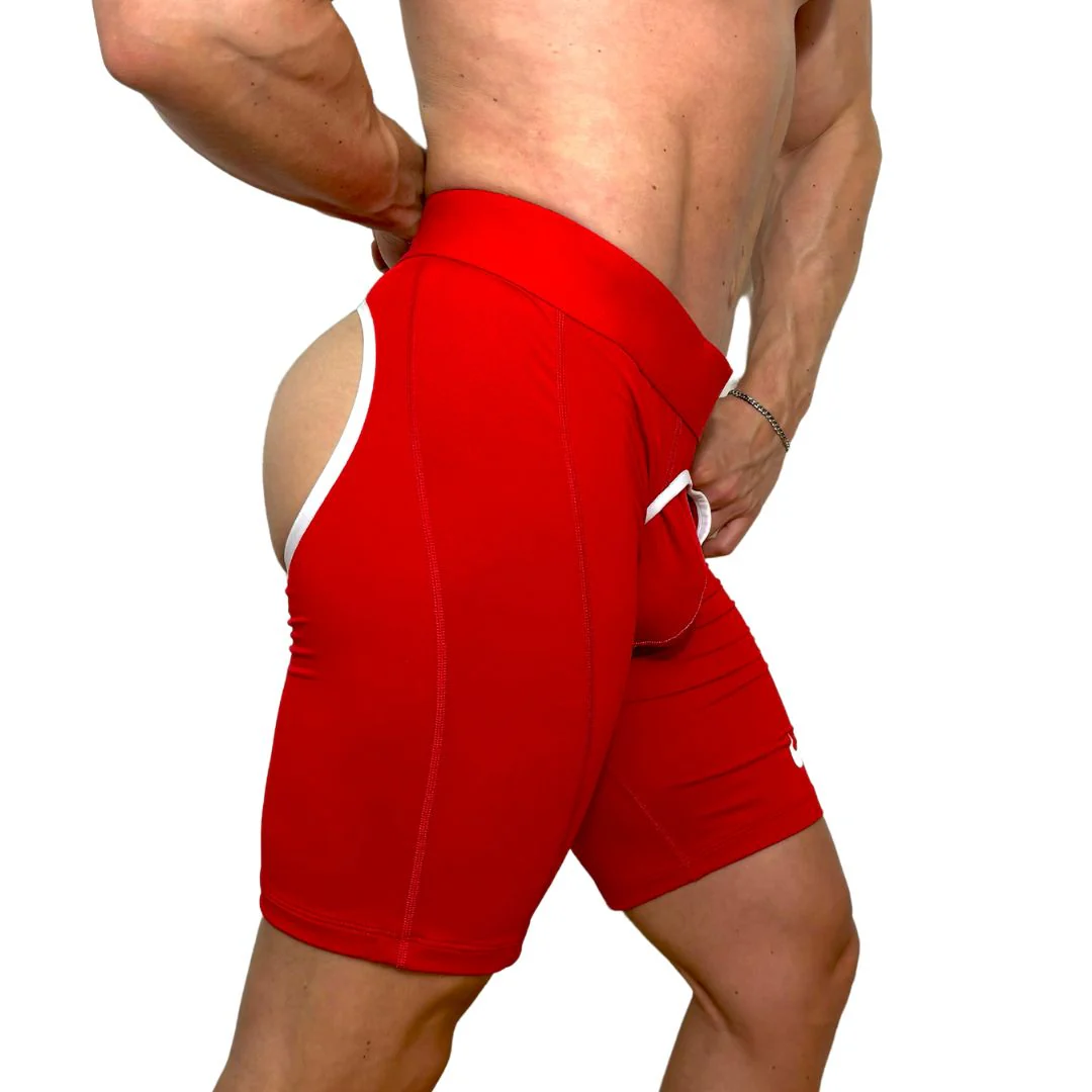 Nike Sport Red Short Chaps By SNEAKERMASK - Image 3