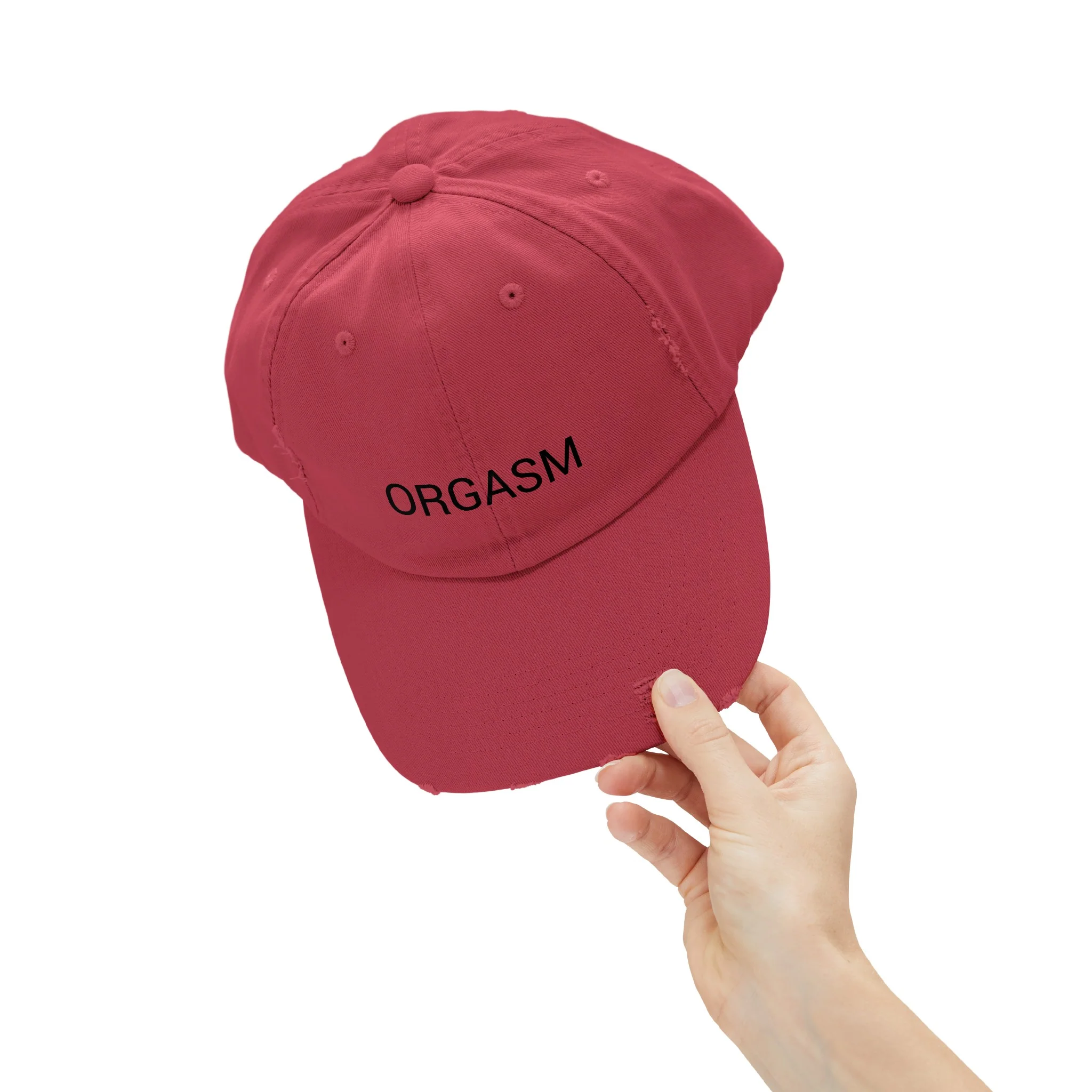 ORGASM Distressed Cap in 6 colors - Image 22