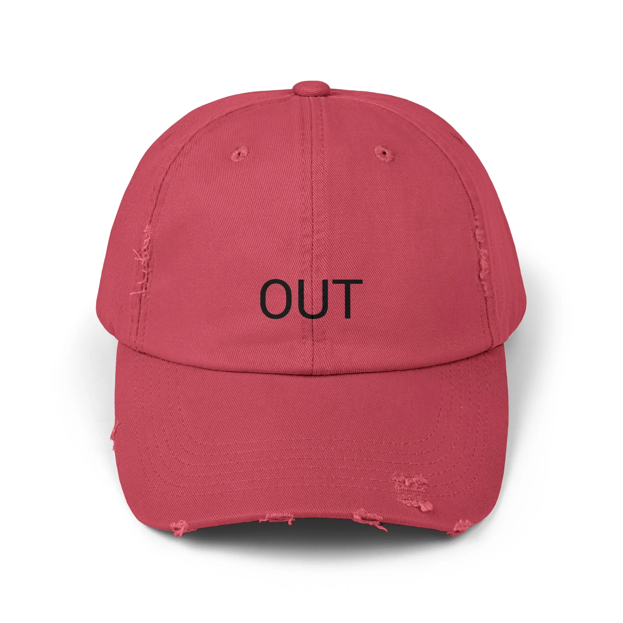 OUT Distressed Cap in 6 colors - Image 3