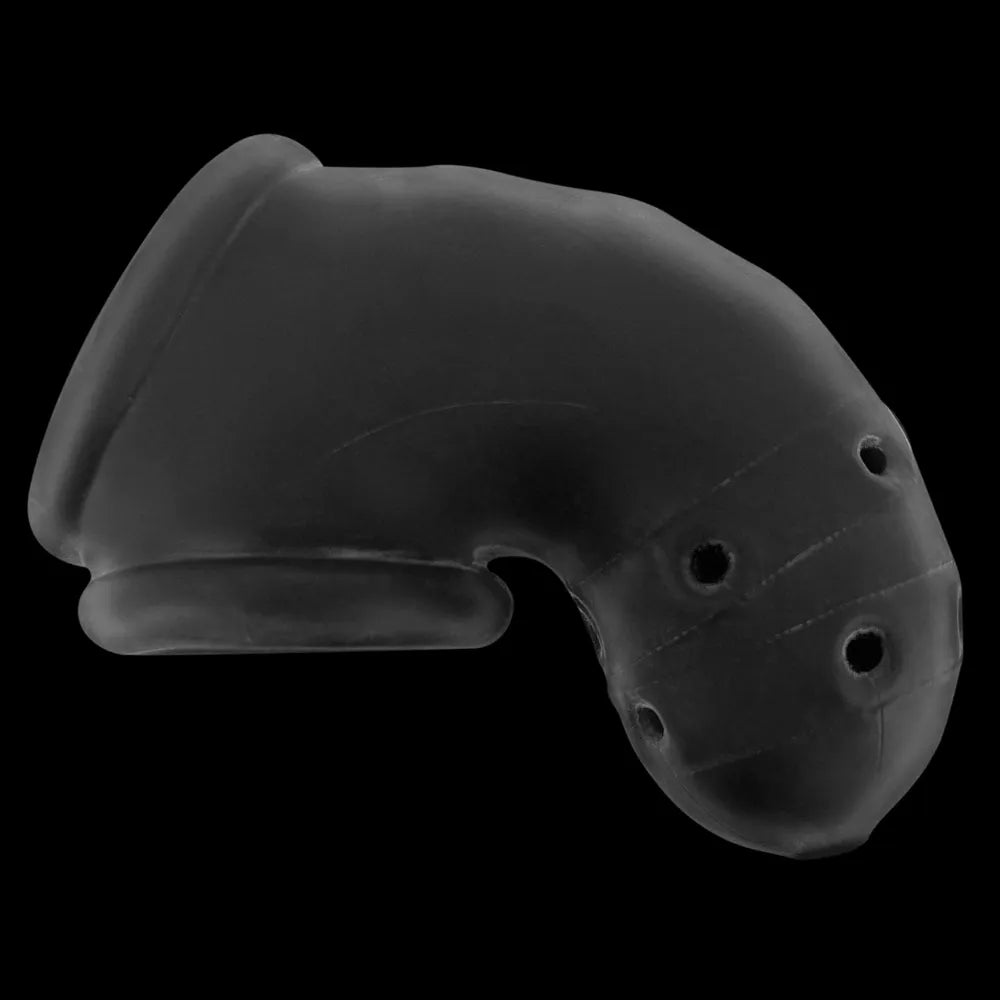 Oxballs Airlock Air-Lite Vented Silicone Chastity - Black Ice - Image 6