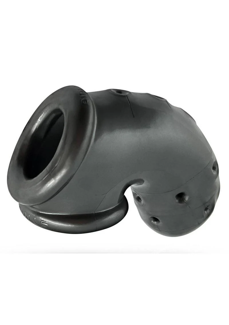 Oxballs Airlock Air-Lite Vented Silicone Chastity - Steel - Image 3