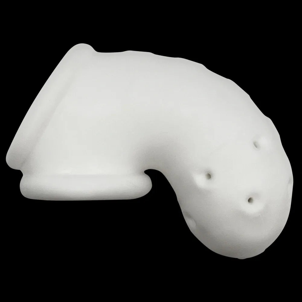 Oxballs Airlock Air-Lite Vented Silicone Chastity - White Ice - Image 6
