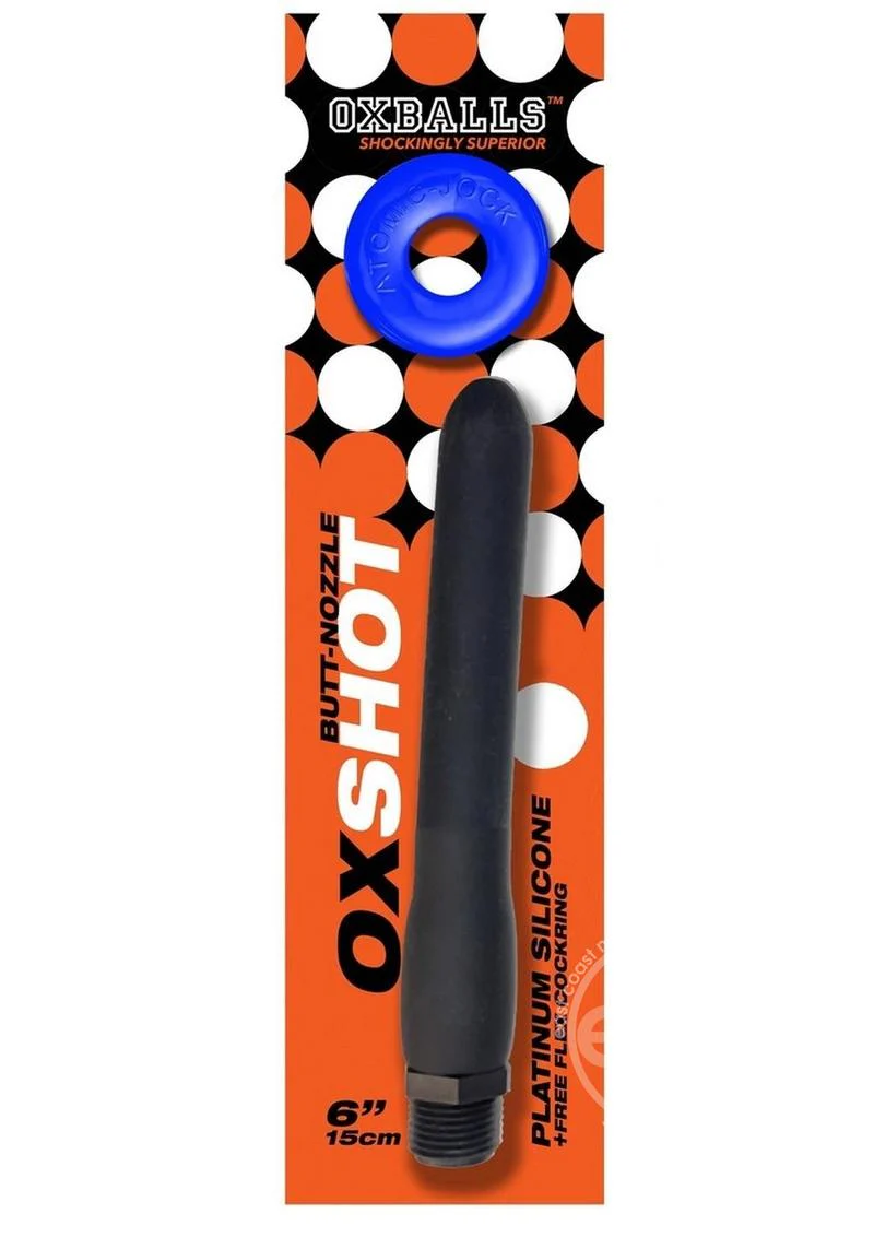 Oxballs Oxshot Silicone Butt Nozzle Shower Hose and Cock Ring - Image 2