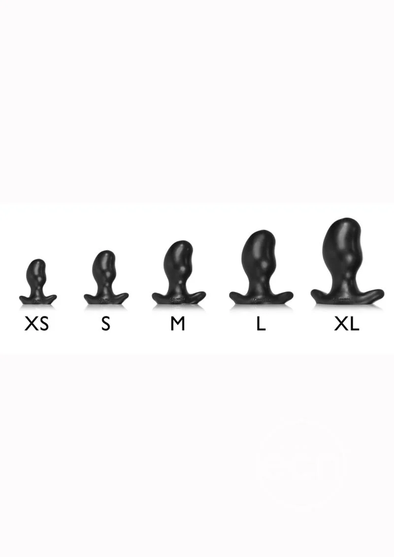 Oxballs Silicone Butt Plug Police Blue Swirl Xlarge - Image 4