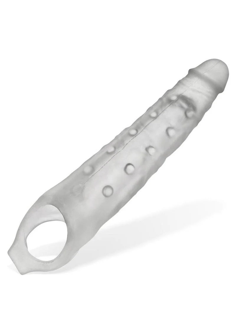 Oxballs Snake Deep-Reacher Silicone Cocksheath - Clear - Image 3