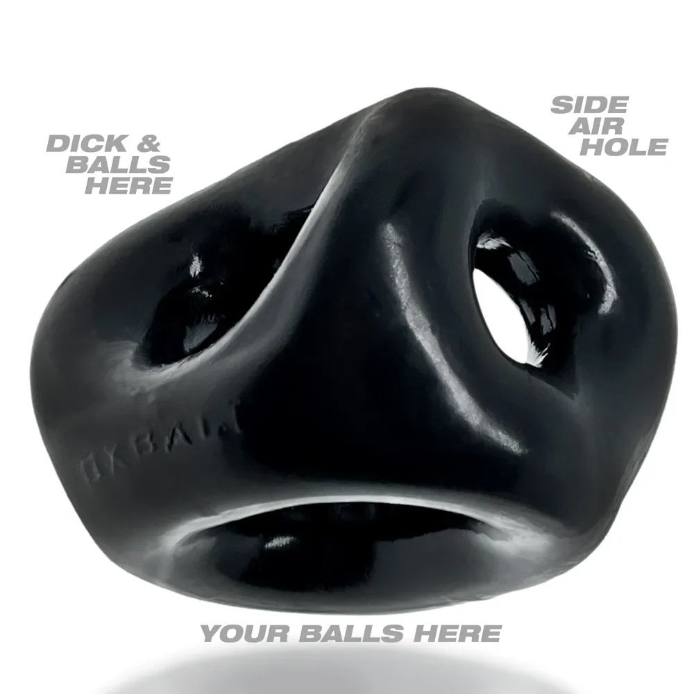 Oxballs Tri-Sport XL Thicker 3-Ring Sling - Black - Image 2