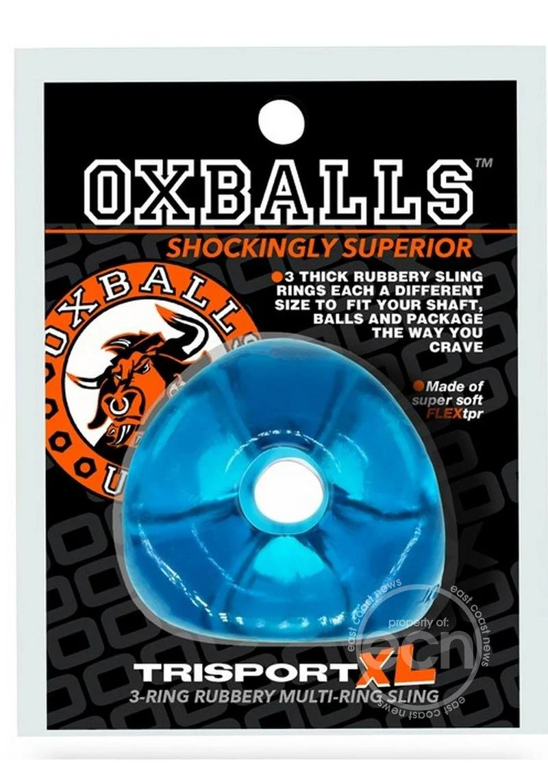 Oxballs Tri-Sport XL Thicker 3-Ring Sling - Space Blue - Image 2