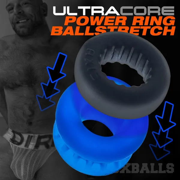 Oxballs Ultracore Core Ballstretcher with Axis Ring - Blue Ice - Image 6