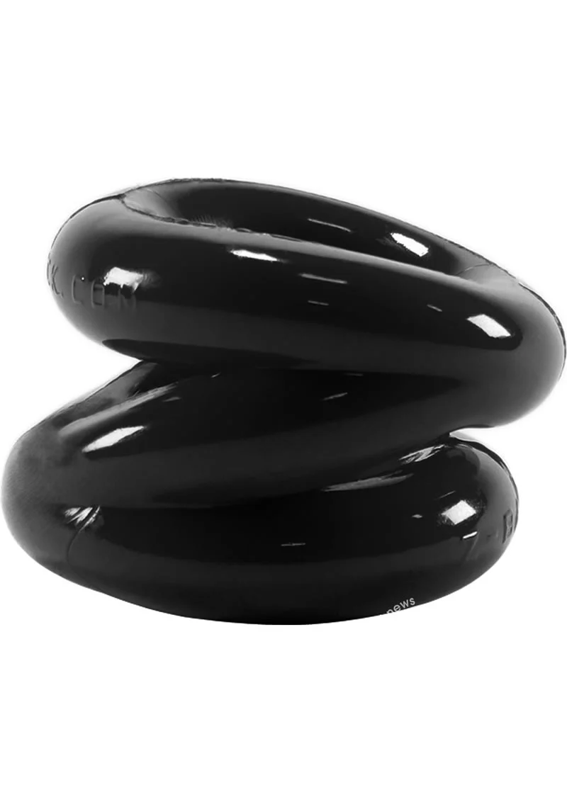 Oxballs Z-Balls Cockring And Ballstretcher - Black - Image 2