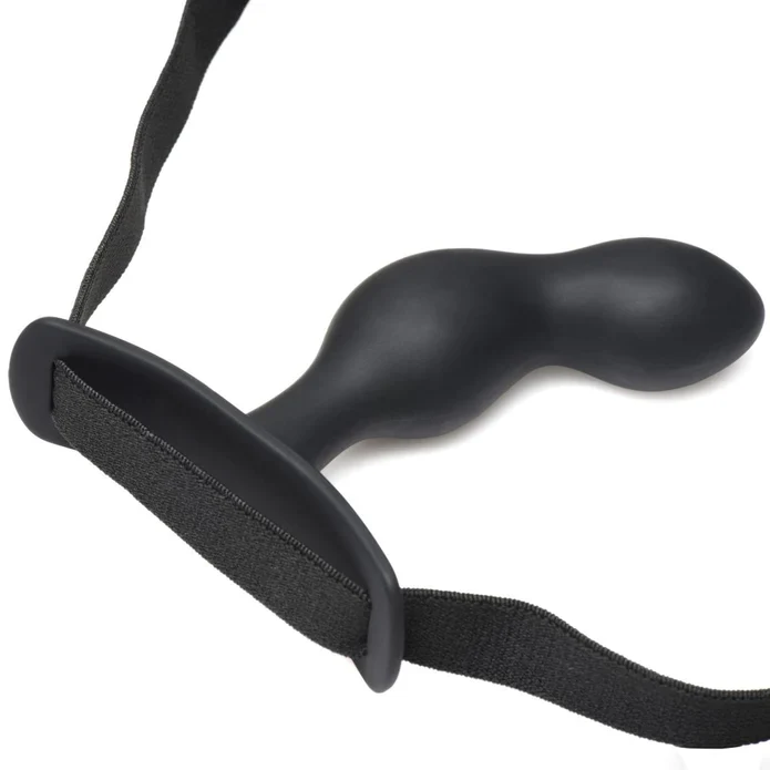 P-Spot Plugger 28X Silicone Prostate Plug W/ Harness & Remote Control - Image 3