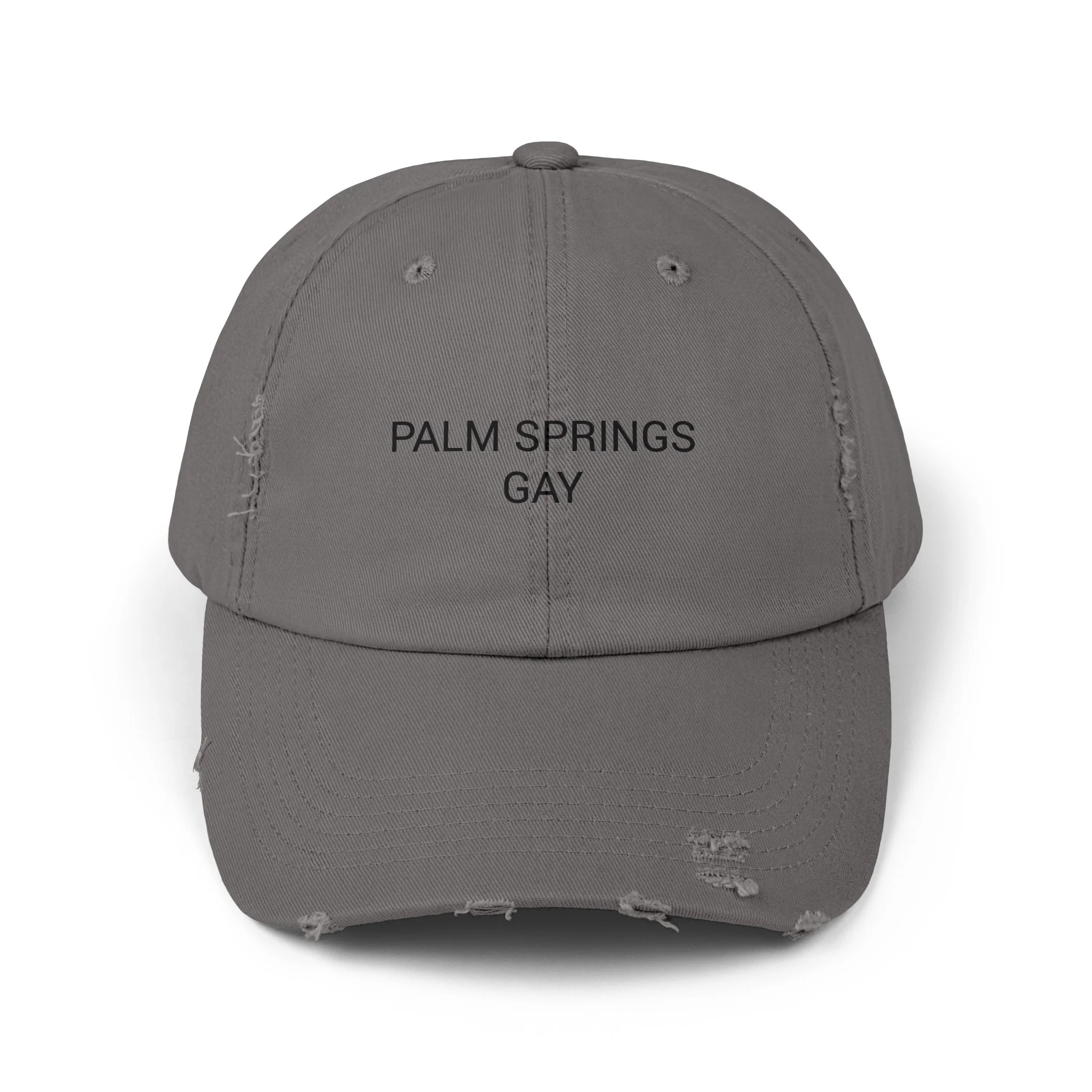 PALM SPRINGS GAY Distressed Cap in 6 colors - Image 4