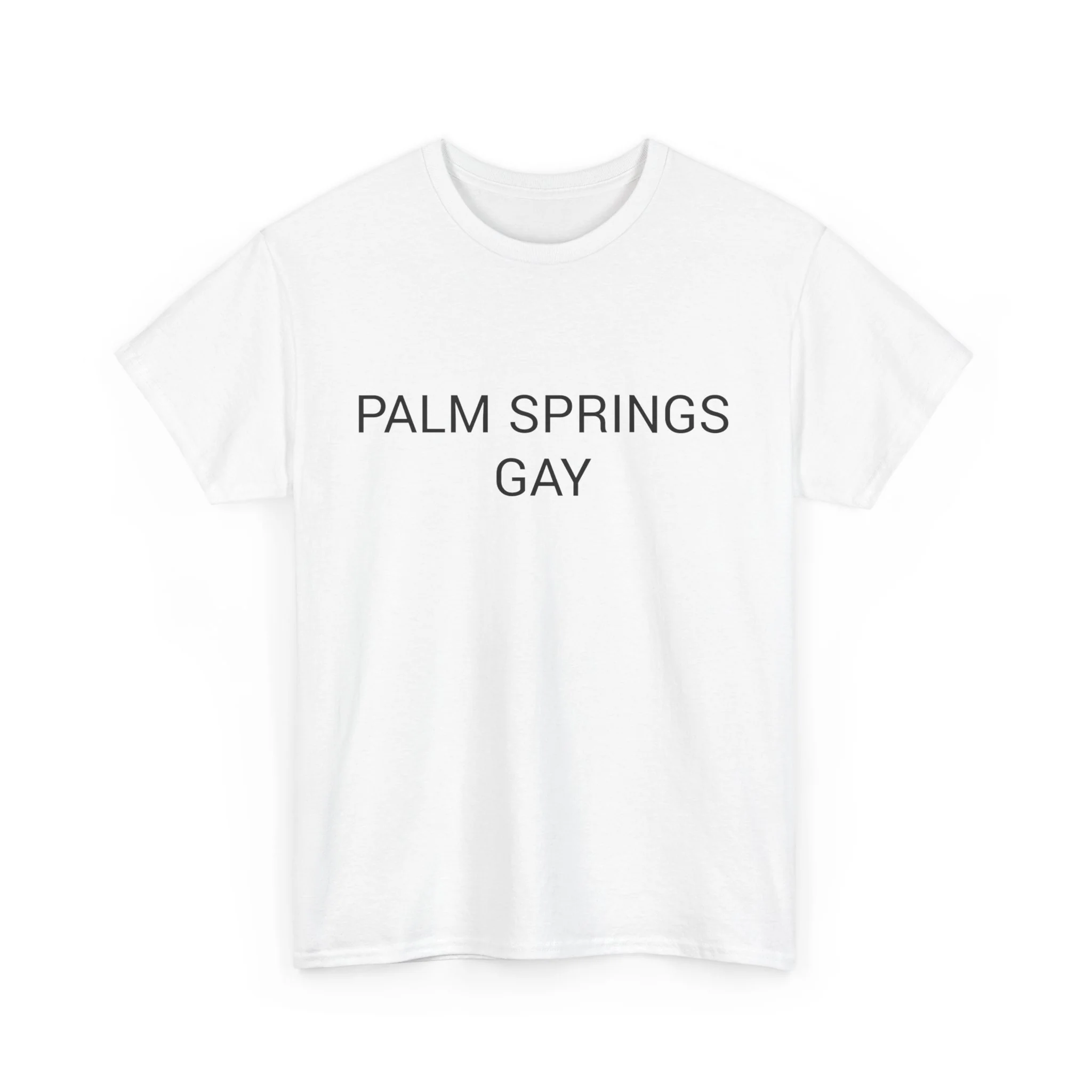 PALM SPRINGS GAY TEE BY CULTUREEDIT AVAILABLE IN 13 COLORS - Image 155