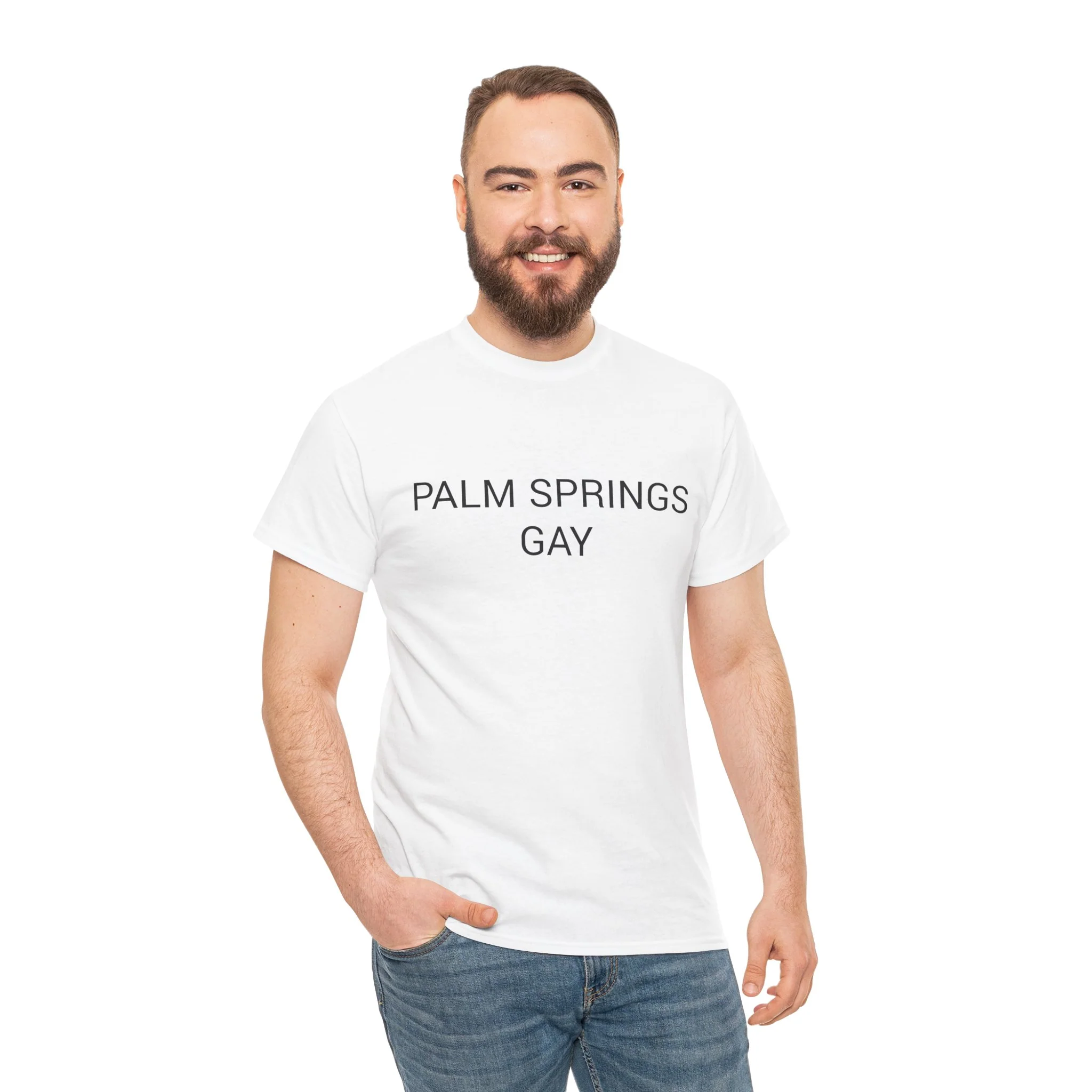 PALM SPRINGS GAY TEE BY CULTUREEDIT AVAILABLE IN 13 COLORS - Image 163