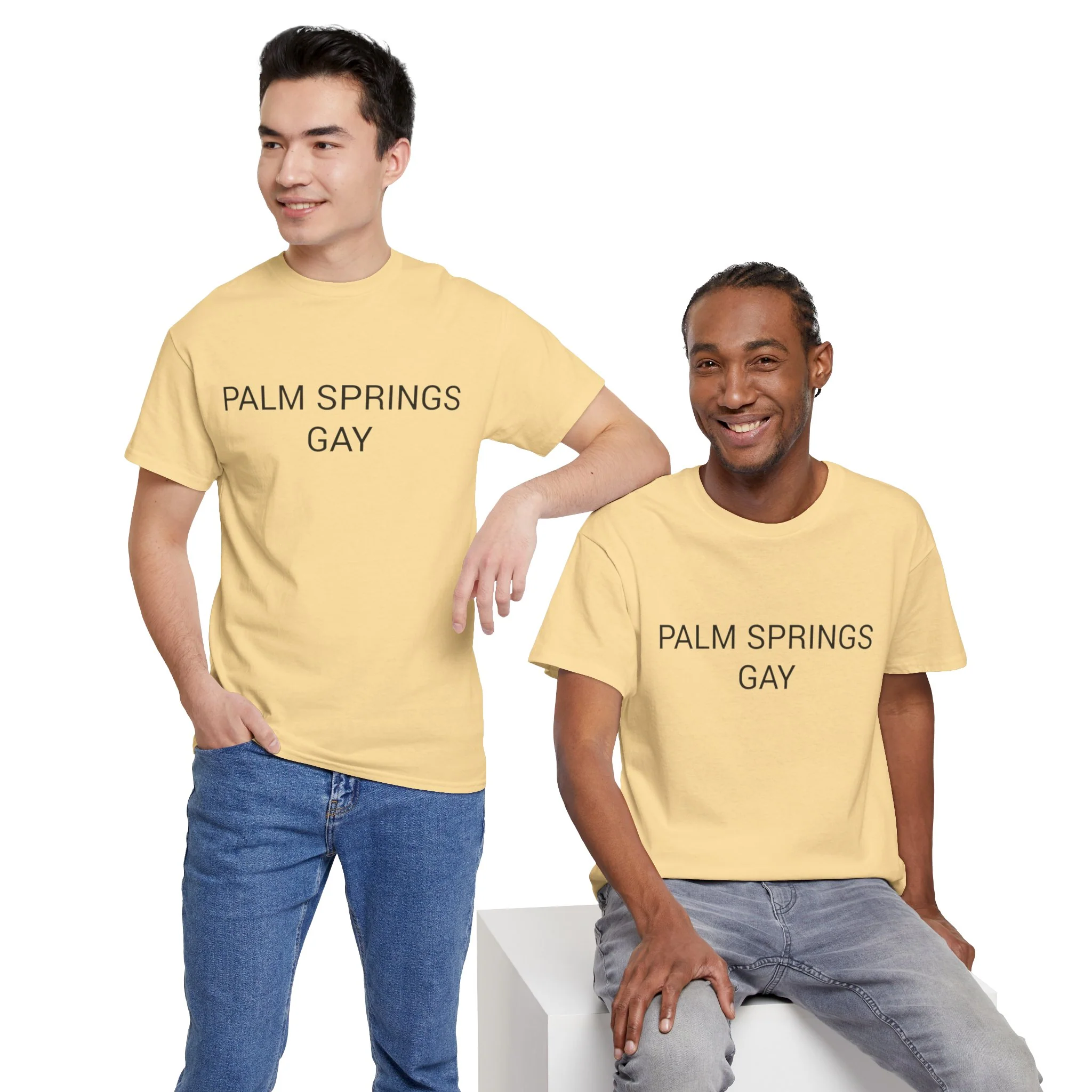 PALM SPRINGS GAY TEE BY CULTUREEDIT AVAILABLE IN 13 COLORS - Image 192