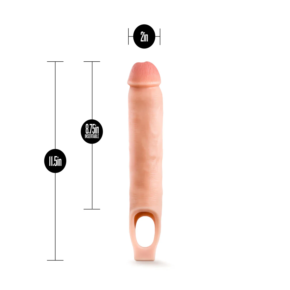 Performance Plus  2.5-Inch Silicone Penis Extender - Image 2