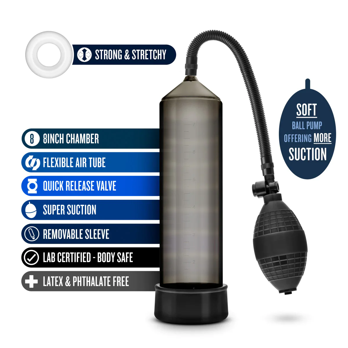 Performance VX101 Beginner's Male Enhancement Black Penis Pump - Image 2